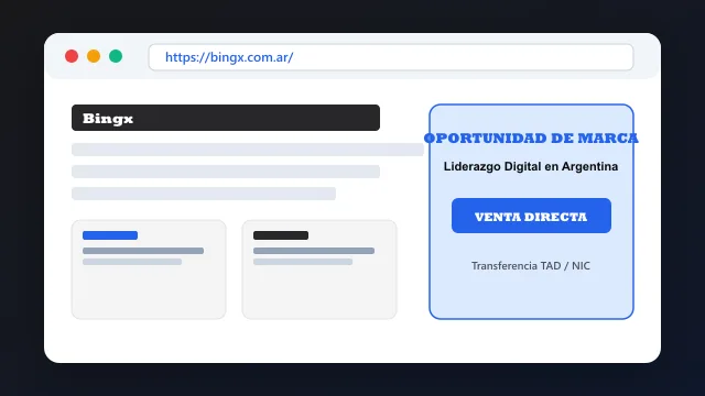 Modelo de aplicación comercial y proyectos digitales para bingx.com.ar