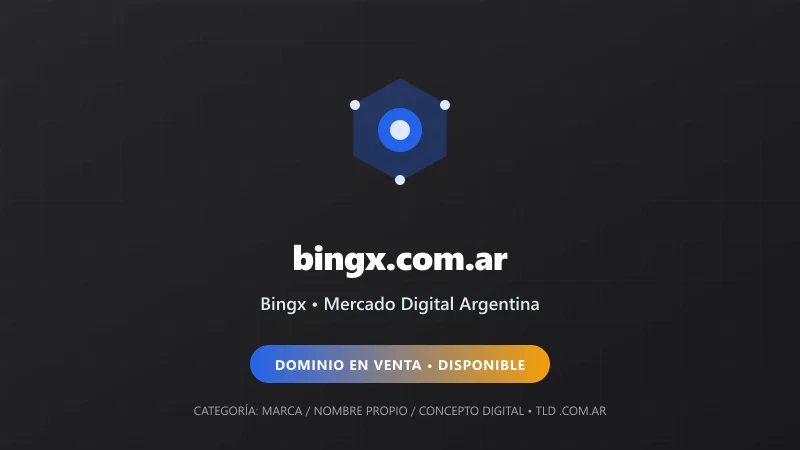 Identidad gráfica y activo digital para Bingx en Argentina